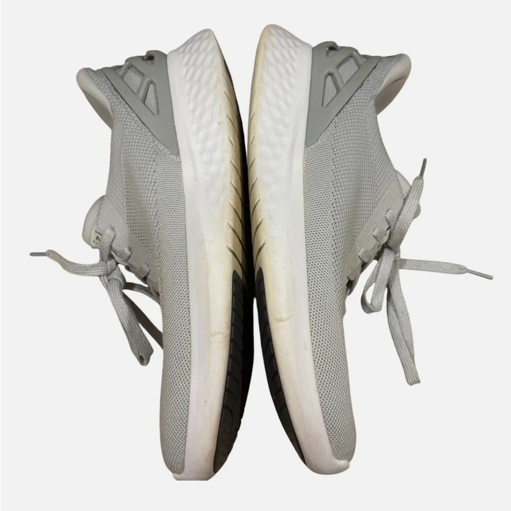 Kizik Athens Men's 10 Women's 11.5 Gray White Sneakers DATHLG01-1D Hands Free